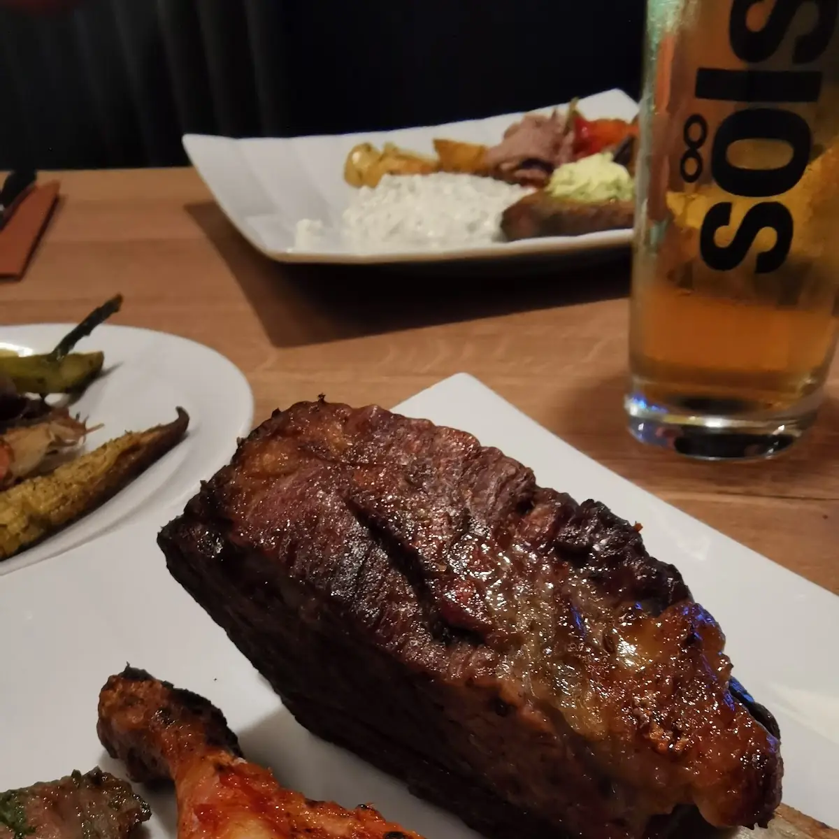 Hähnchen Und Steak
