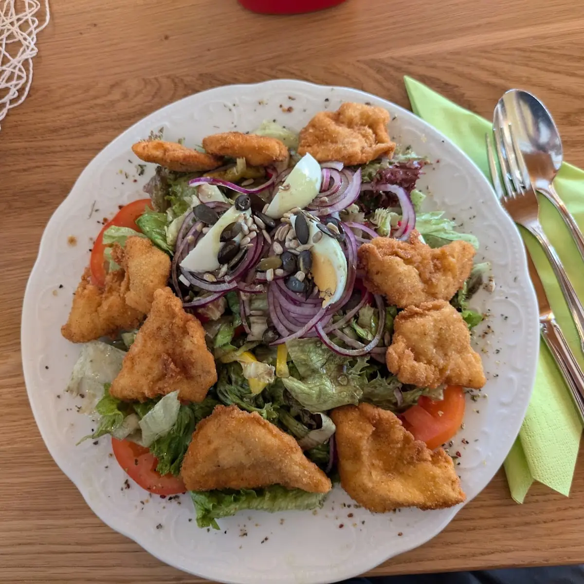 Backhendlsalat