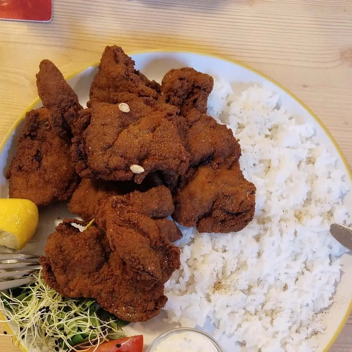 Gebackene Hühnerleber
