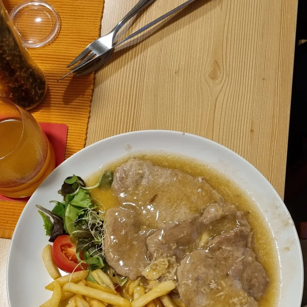Knoblauchschnitzel
