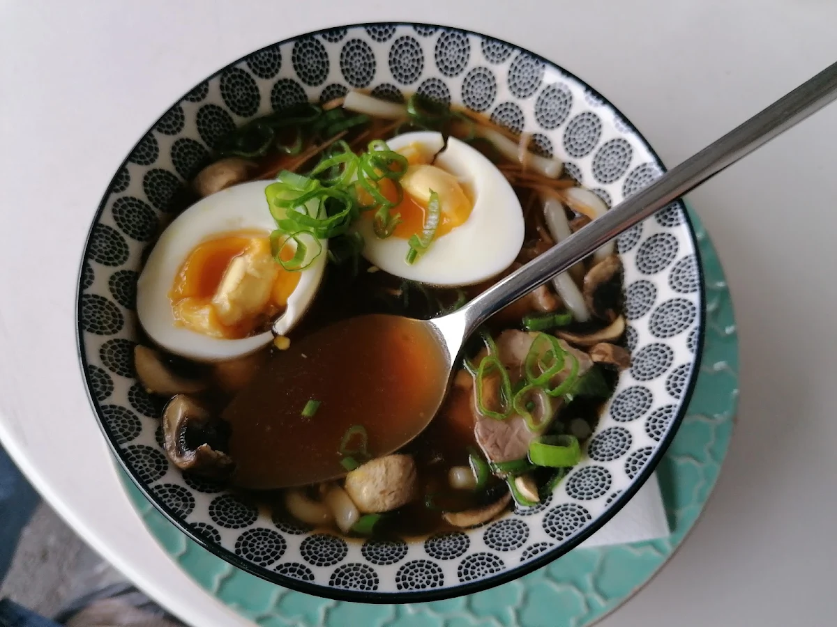 Japanische Ramensuppe