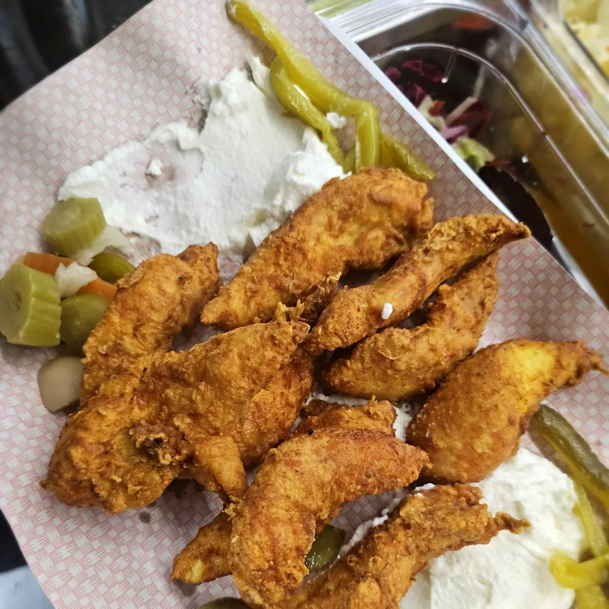 Fried Chicken Salat
