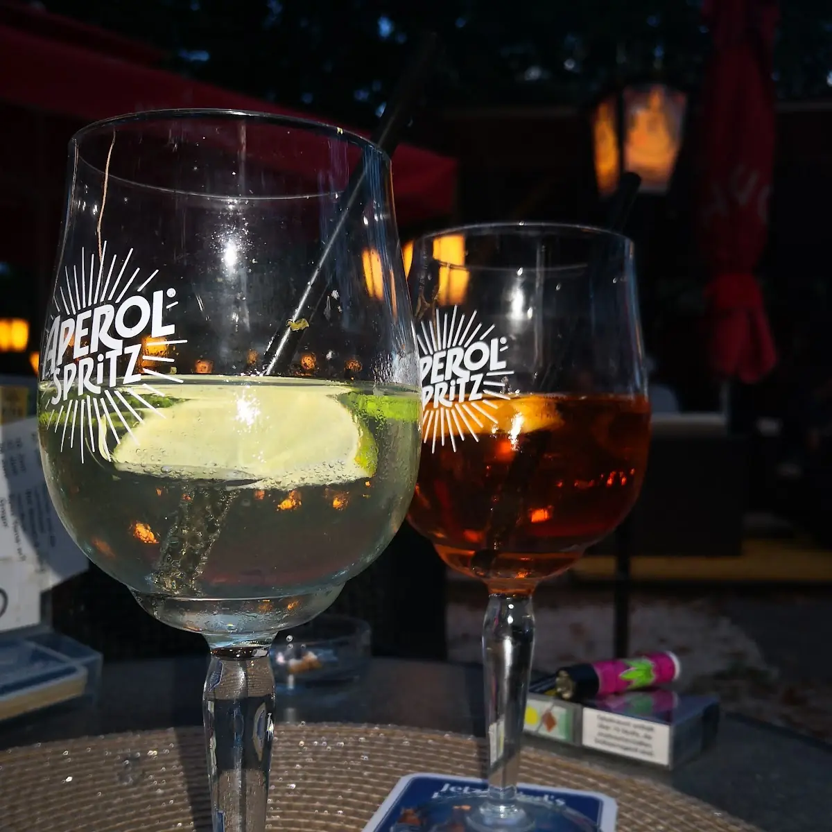 Hugo Und Aperol Spritz