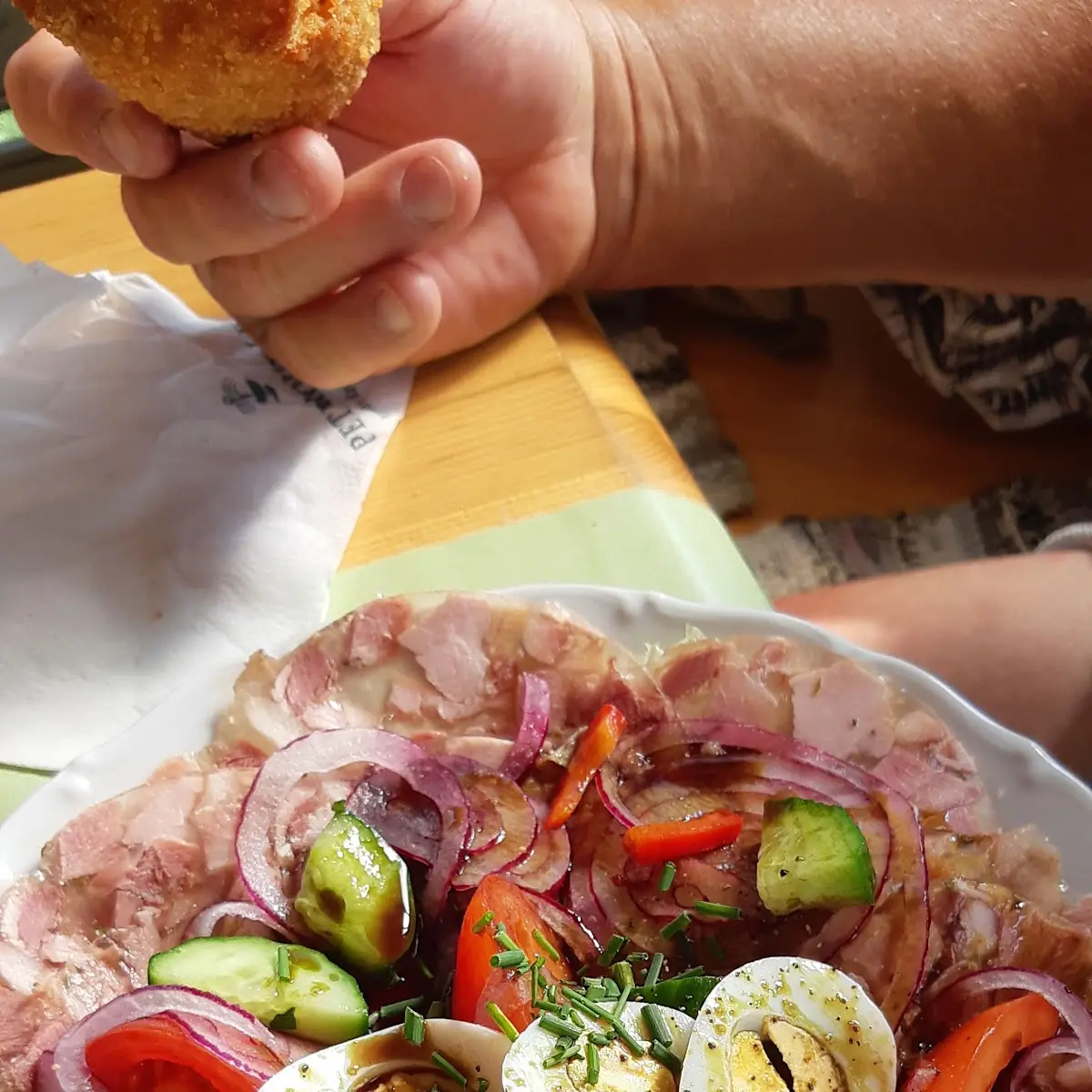 Saure Presswurst