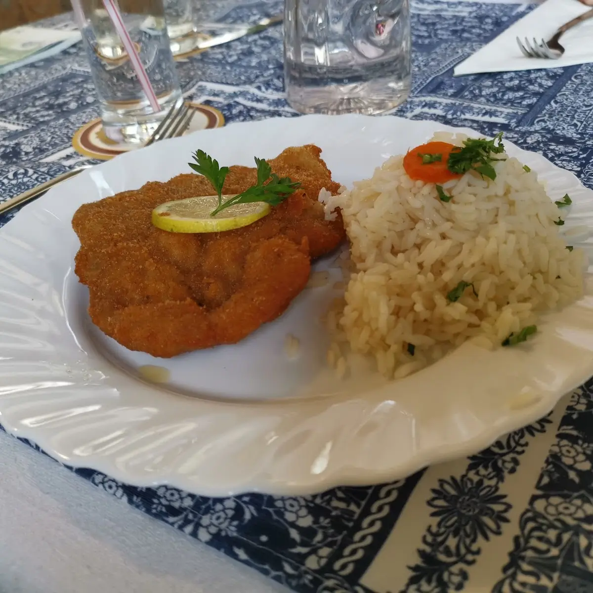 Schnitzel Mit Reis