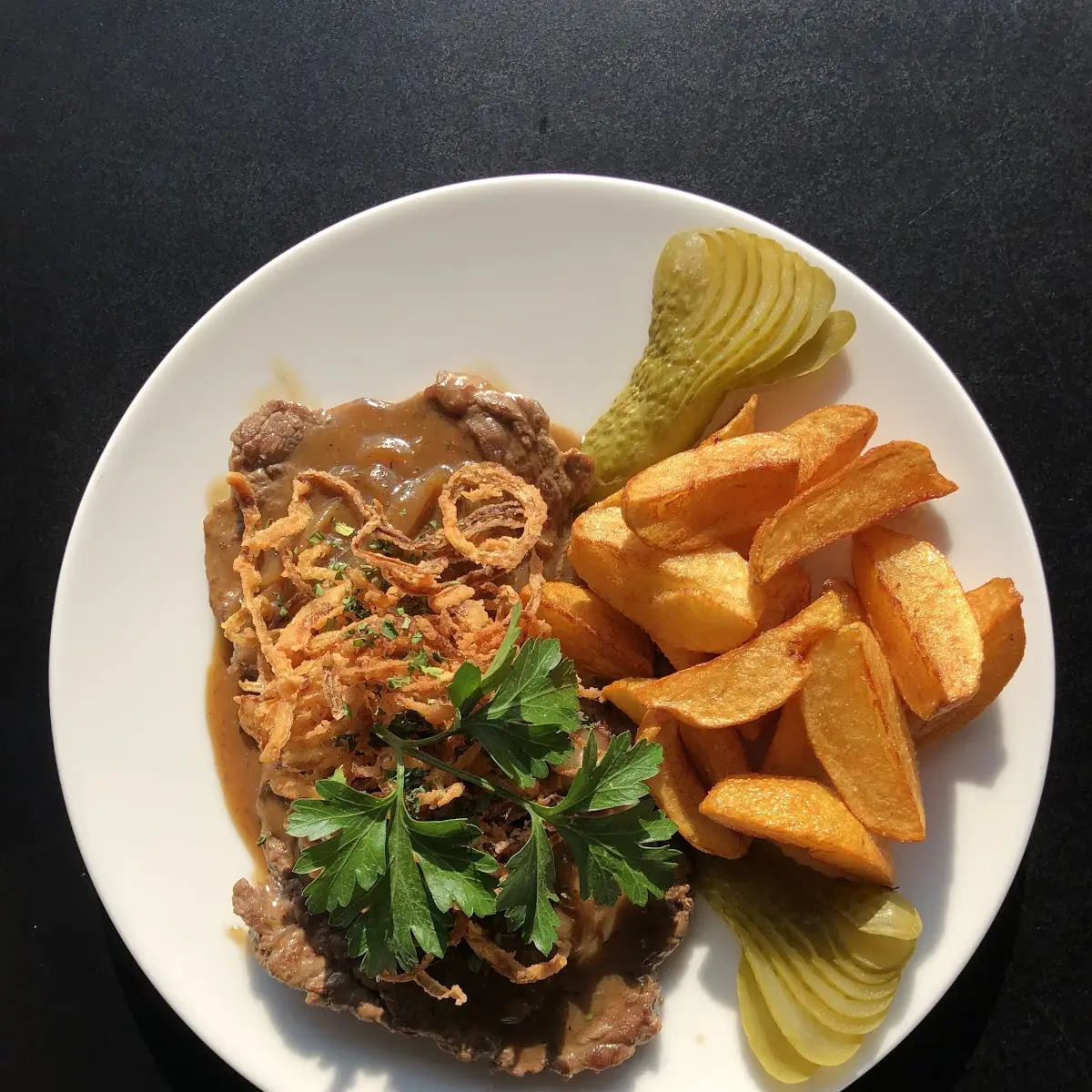 Alt Wiener Zwiebelrostbraten