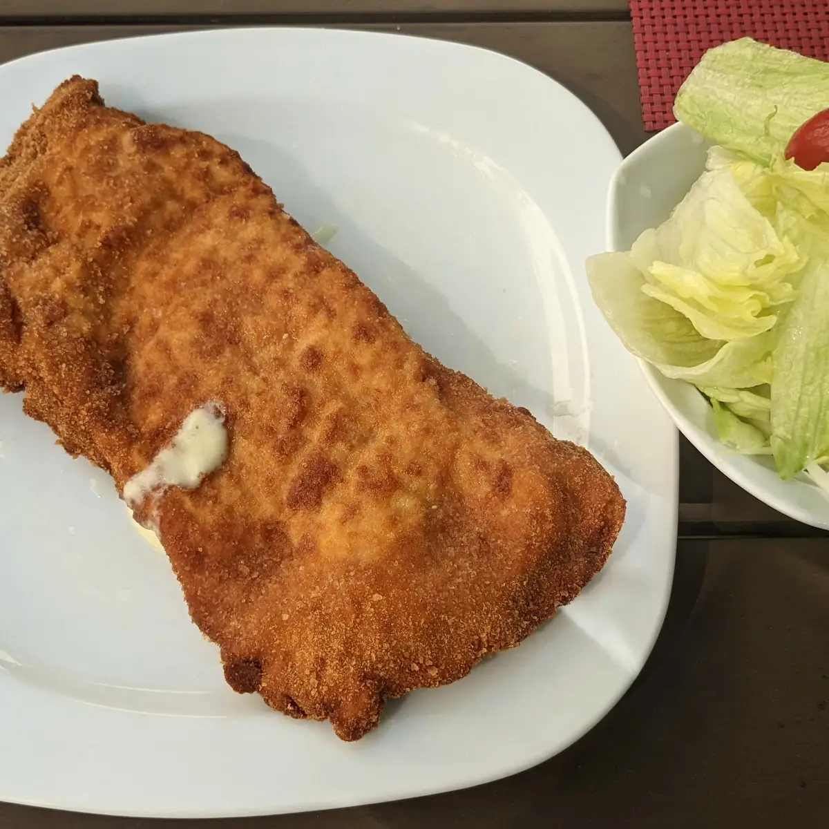 Puten Cordon Bleu Gefüllt Mit Blattspinat Käse Knoblauch