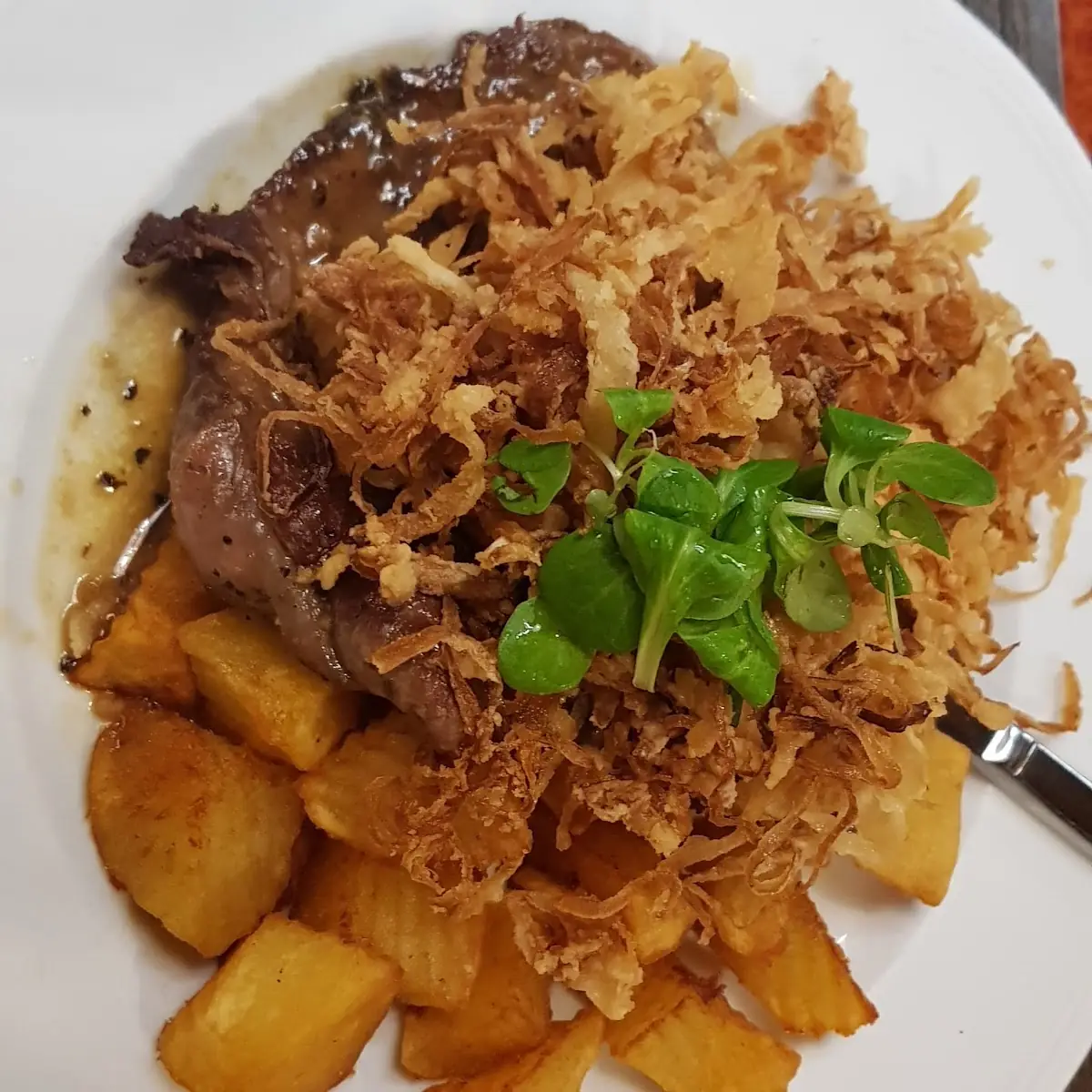 Zwiebelrostbraten