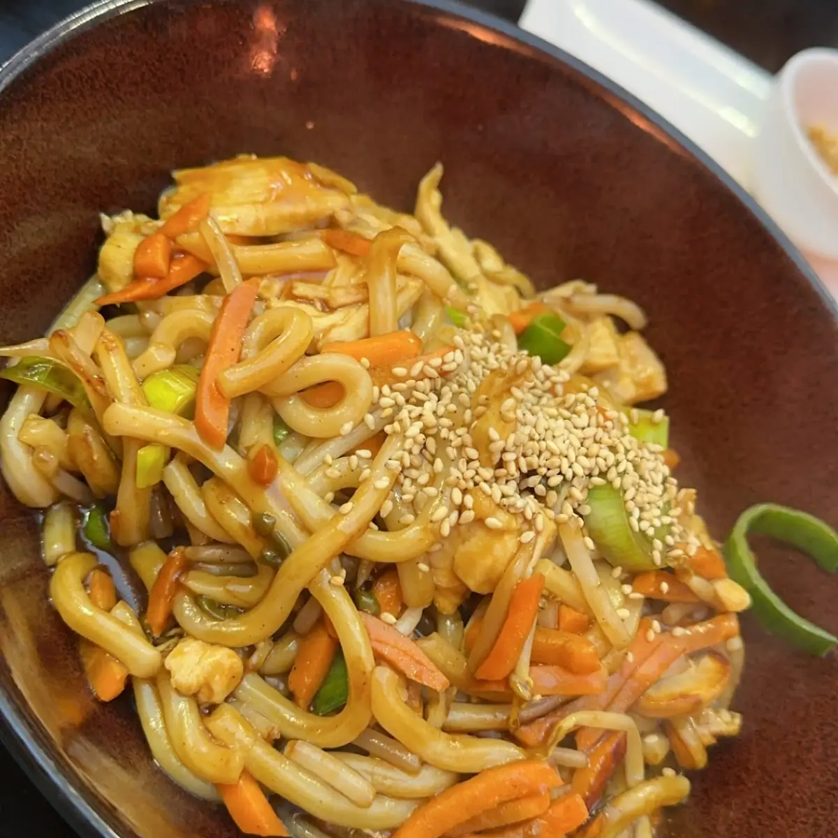 Udon Nudeln Mit Gemüse Und