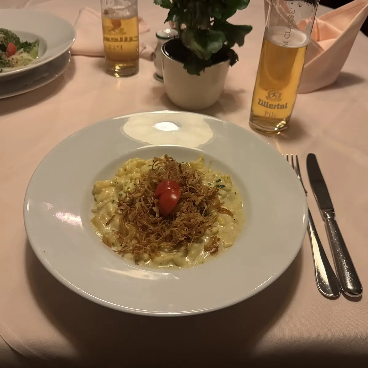 Käsespätzle Mit Röstzwiebeln