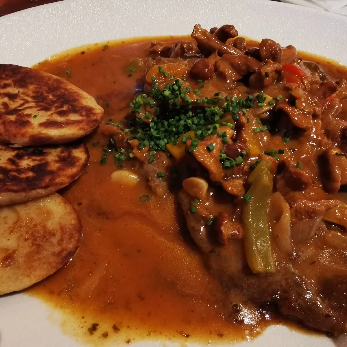 Pfifferling Rostbraten