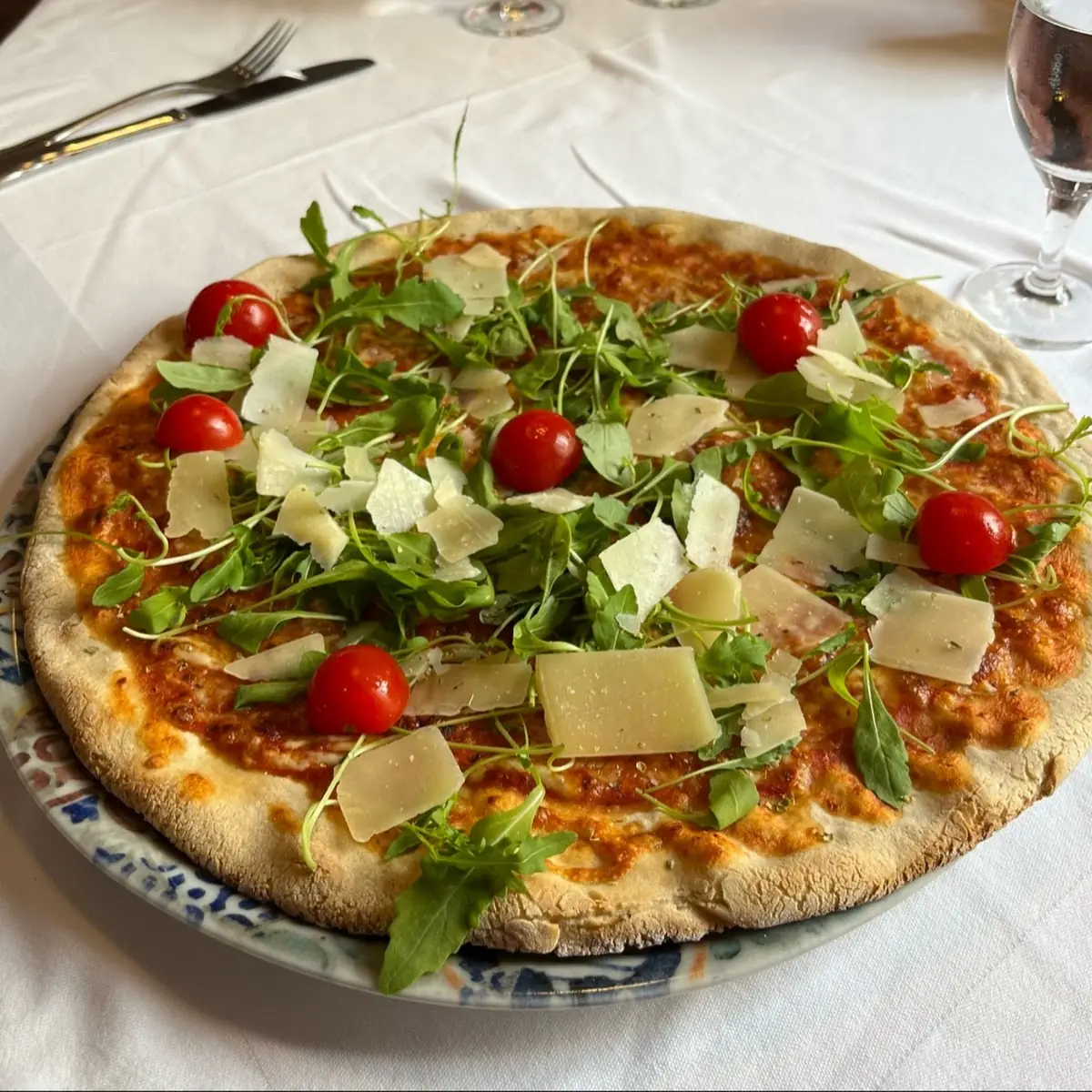 Glutenfreie Pizza Ruccola