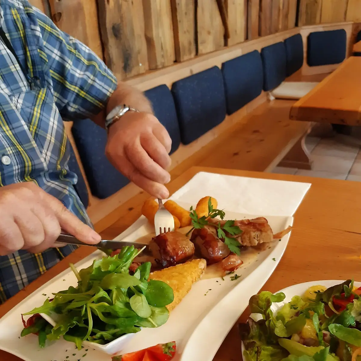 Schweinslungenbraten Mit Schwammerlsosse