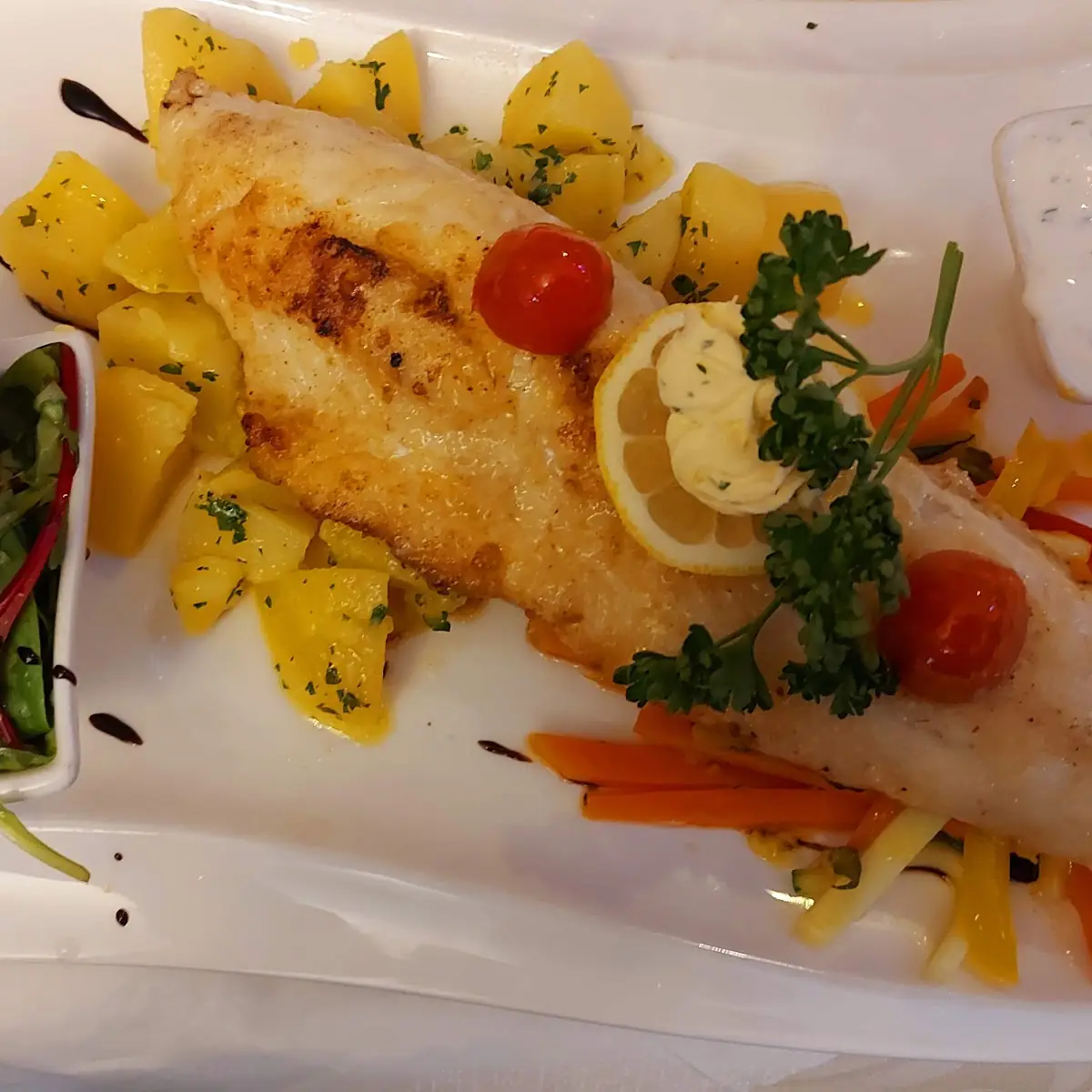 Zanderfilet Mit Gemüse