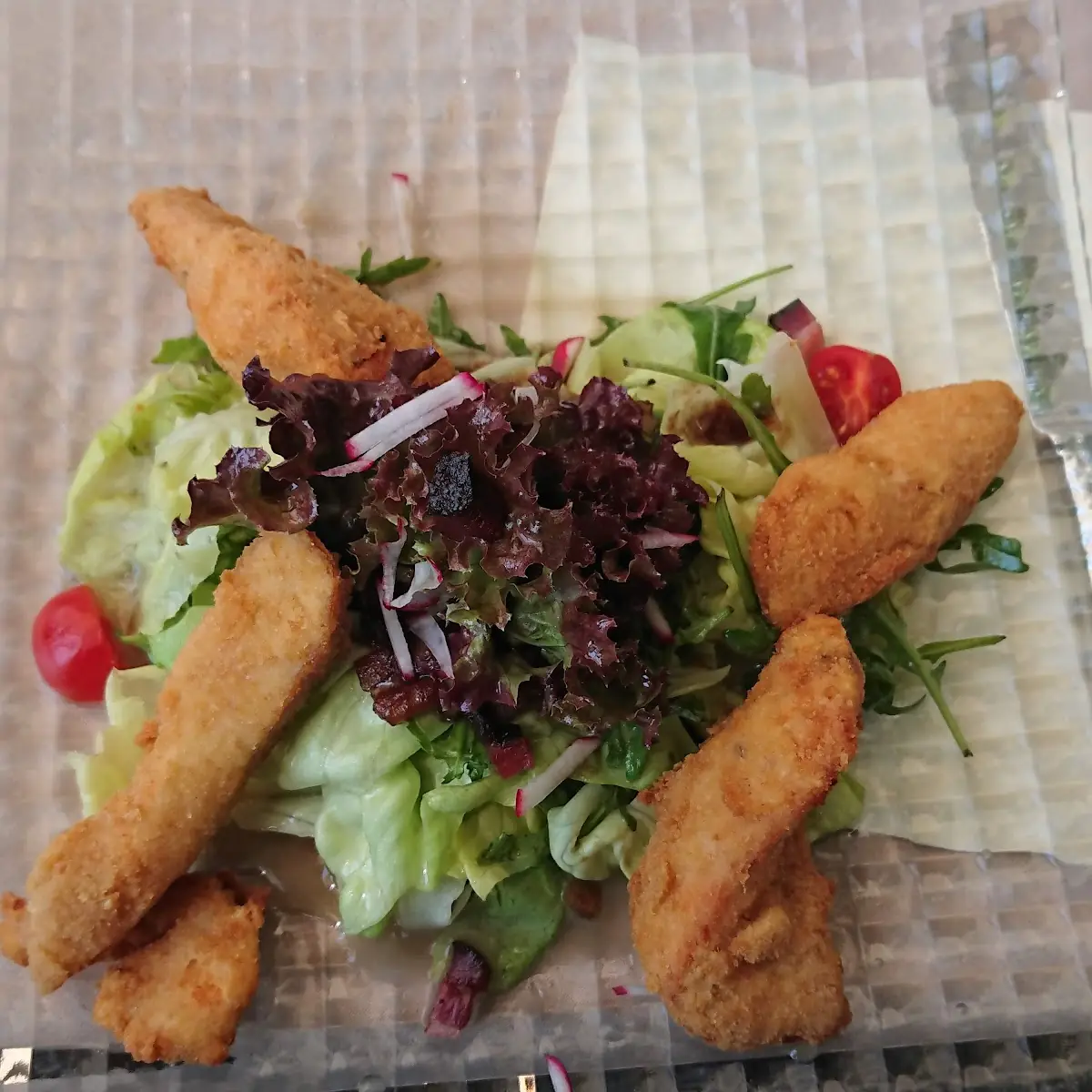 Butenstreifen Salat