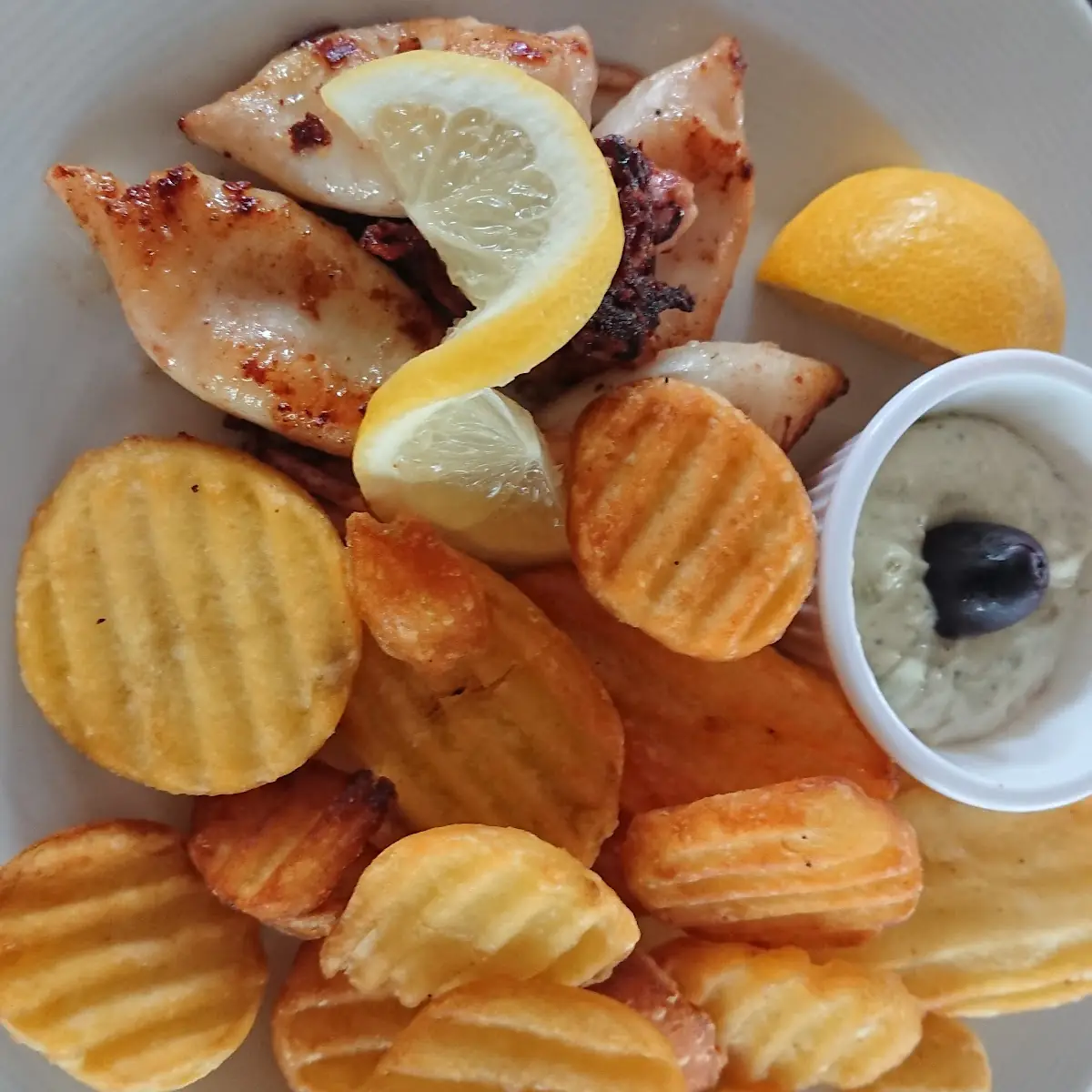 Gegrillte Kalamari