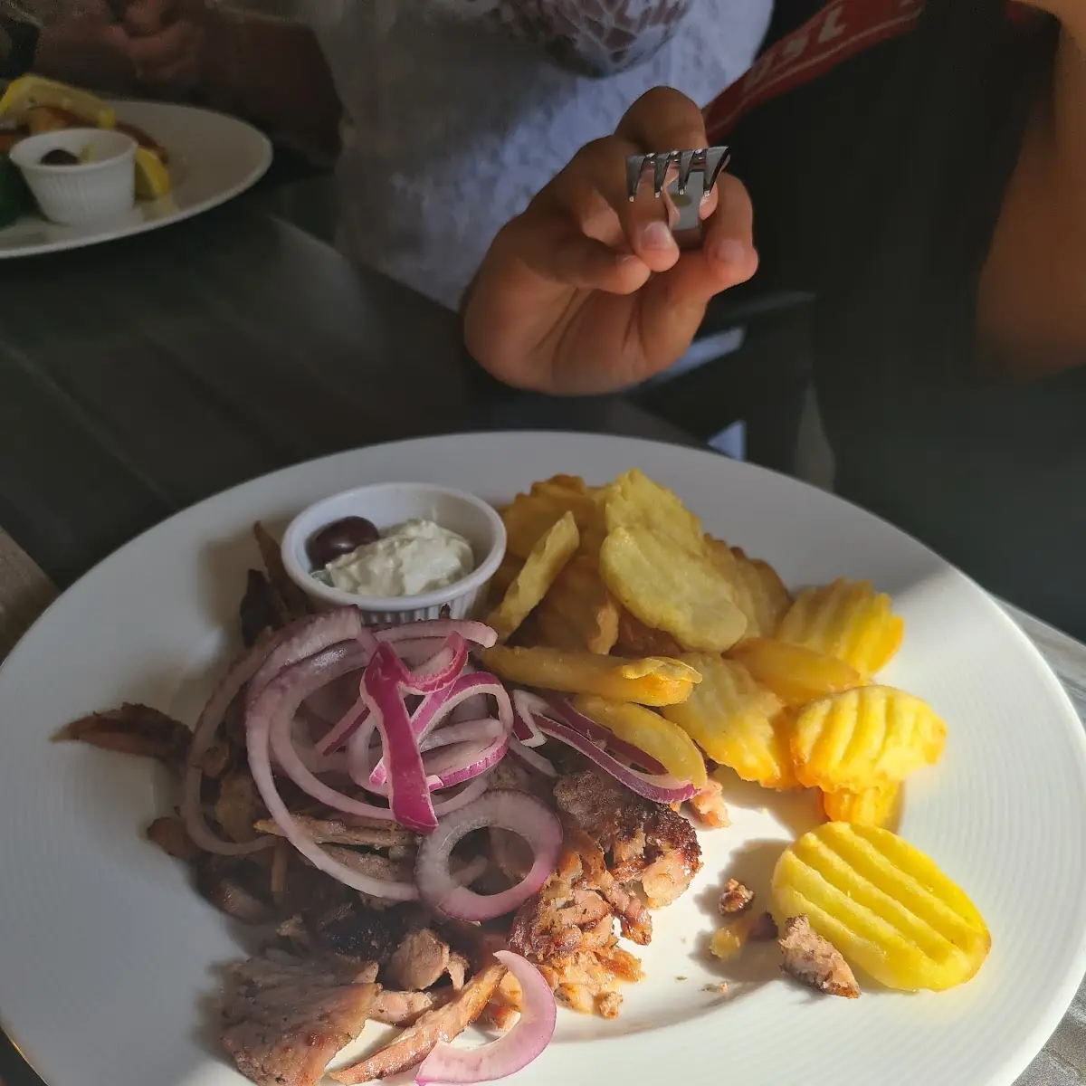Gyros Und Kalamaria