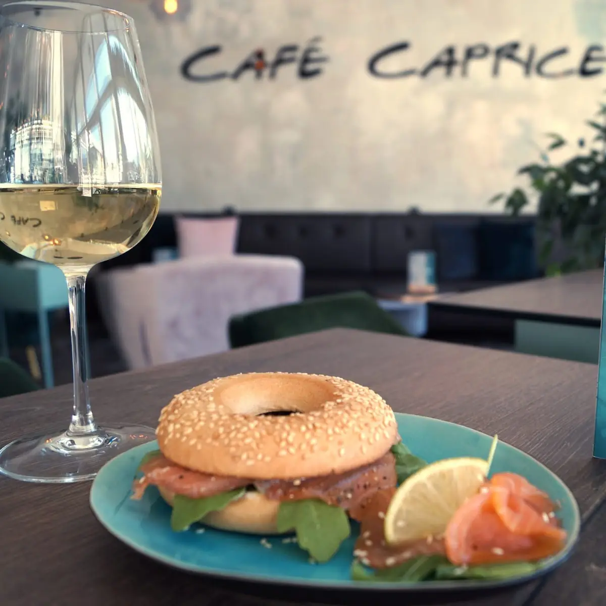 Lachsbagel