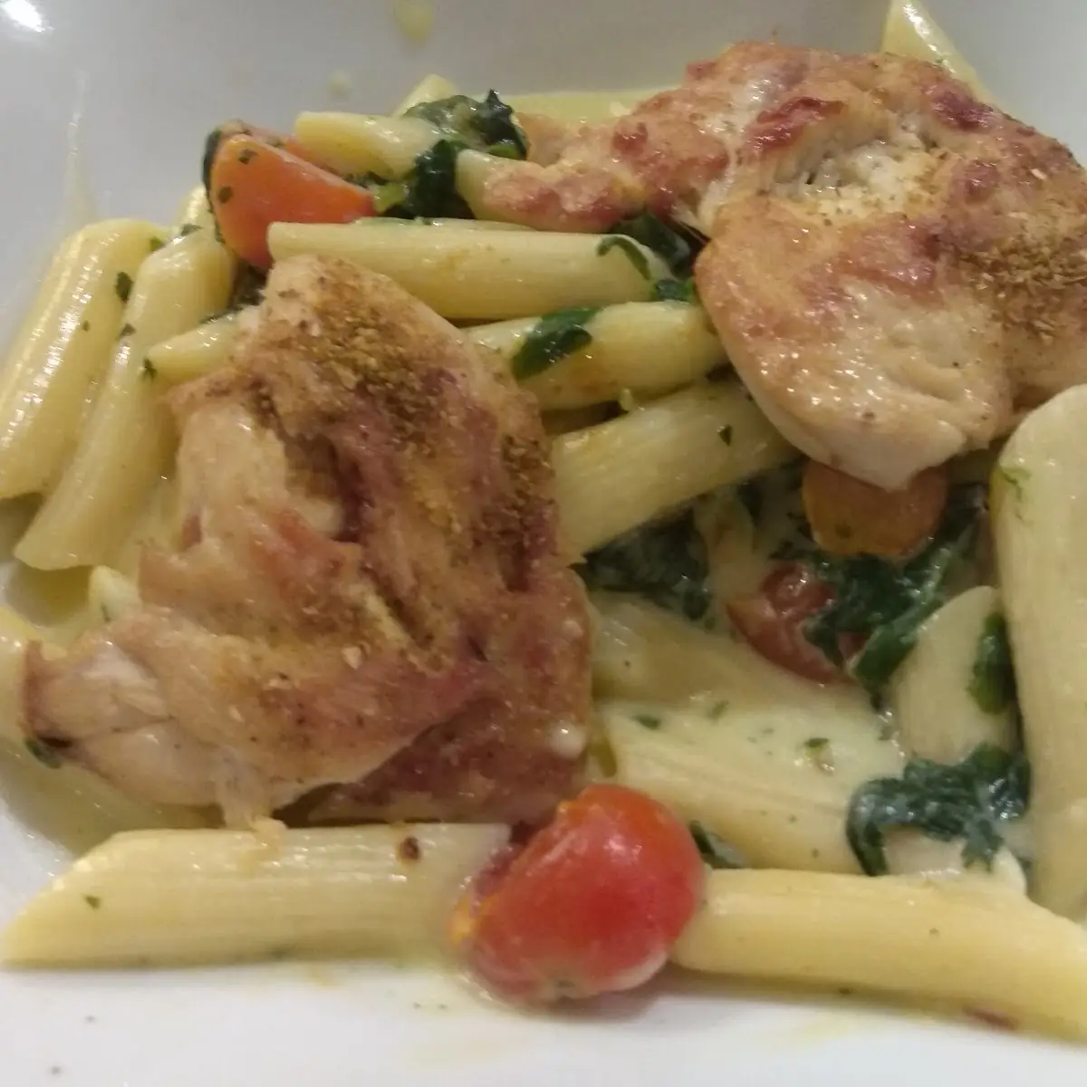 Penne Mit Spinach