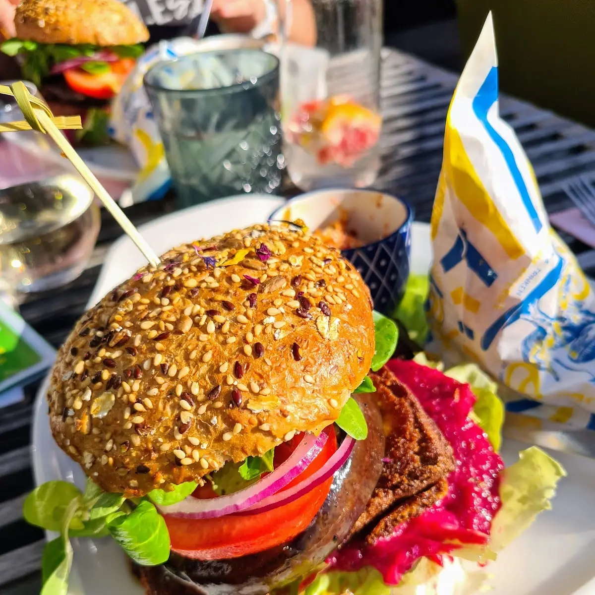 Veganer Burger
