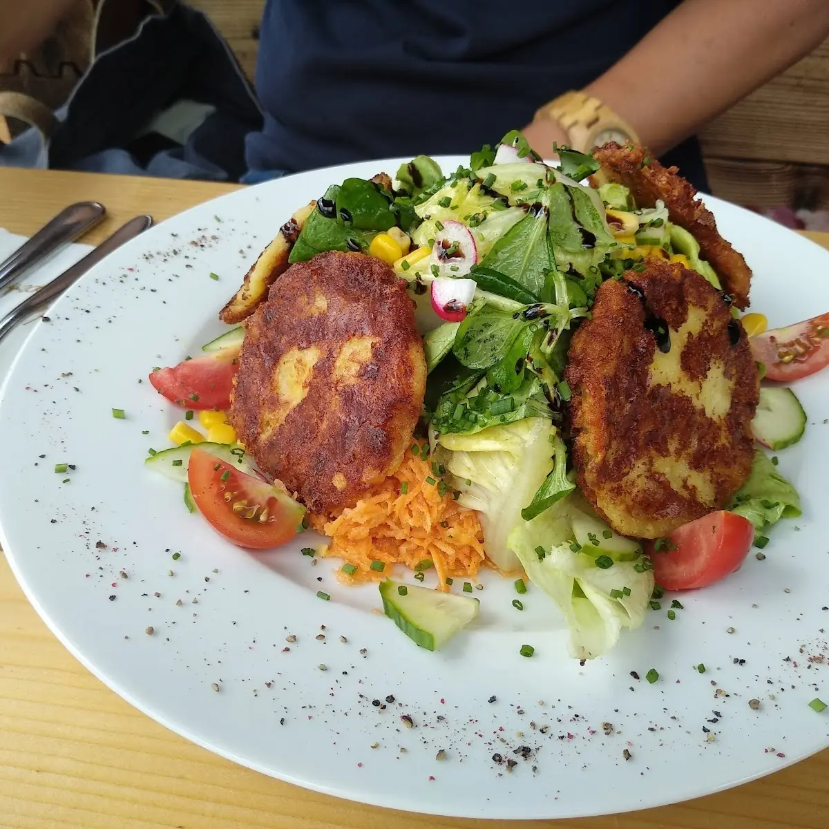 Pressknödel Mit Salat