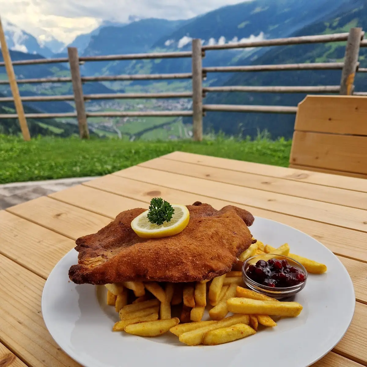 Schnitzel Met Frietjes