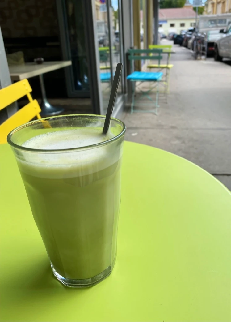 Matcha Latte Mit Hafermilch