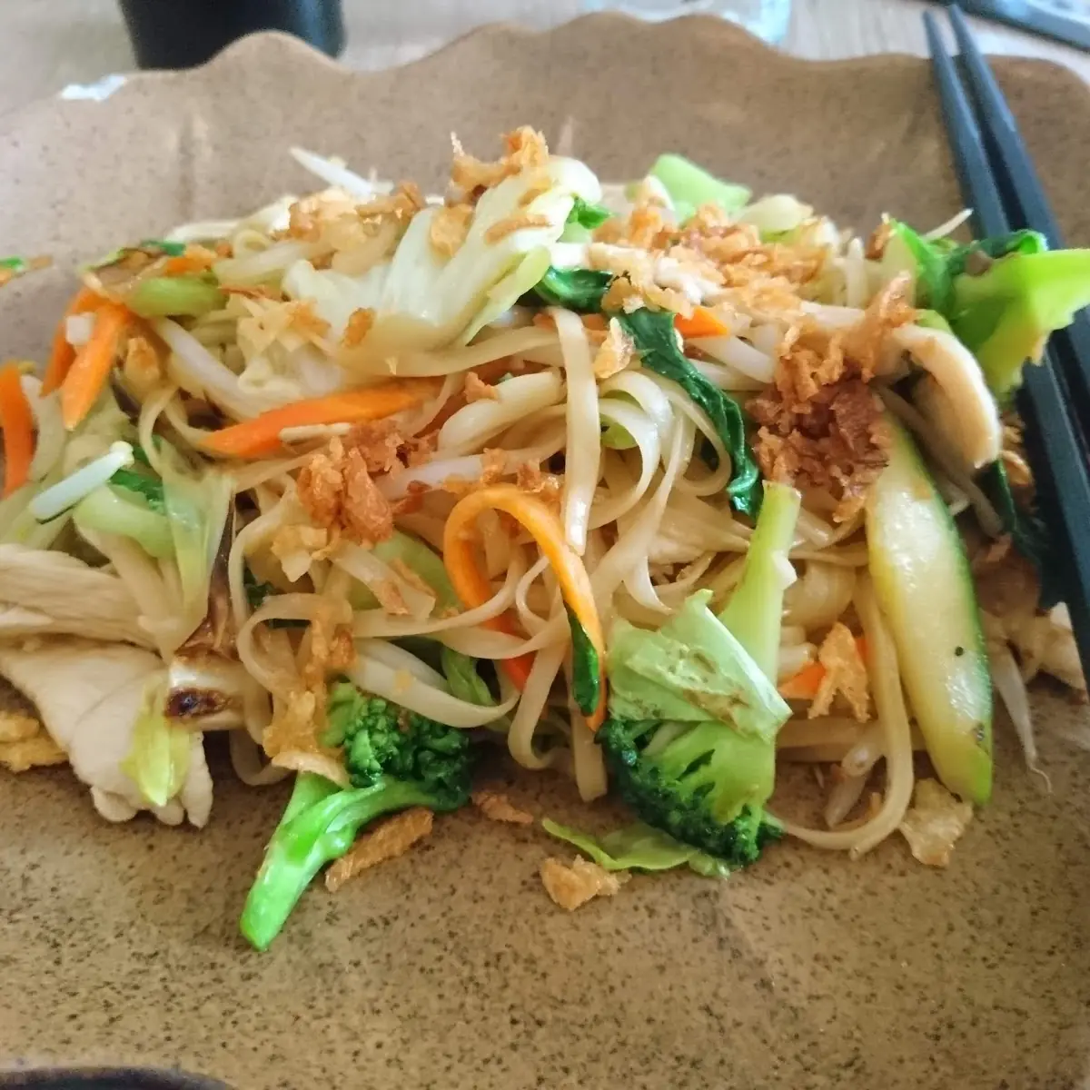 Noodles with Vegetables and Chicken
