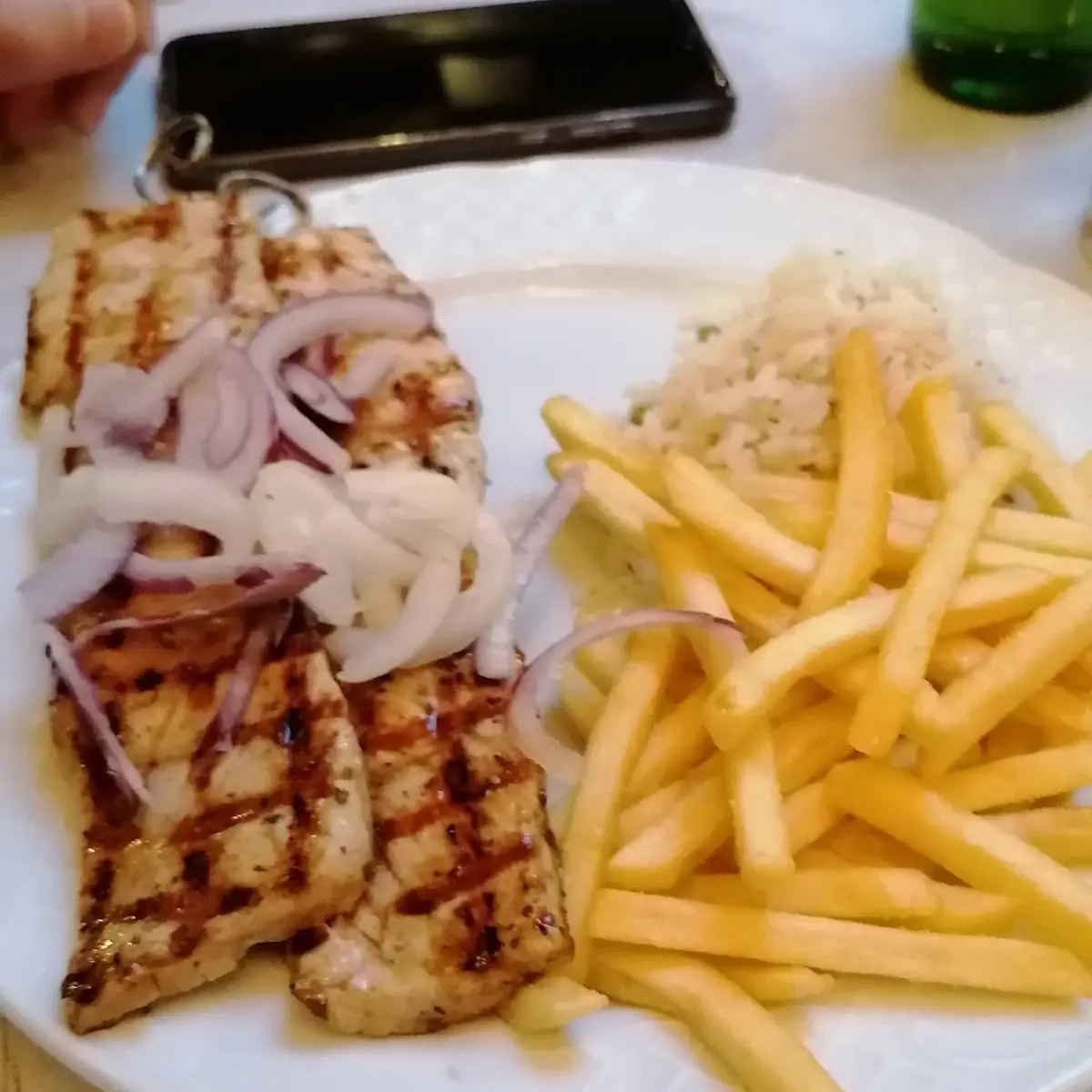 Hühner Souvlaki