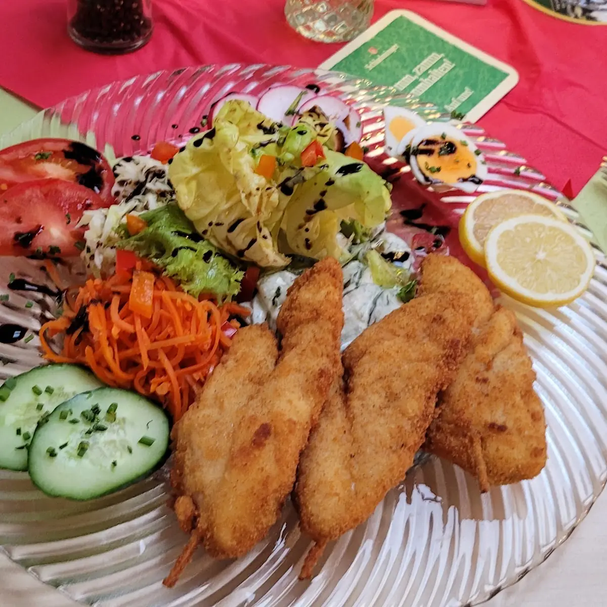 Backhendlsalat Panierte