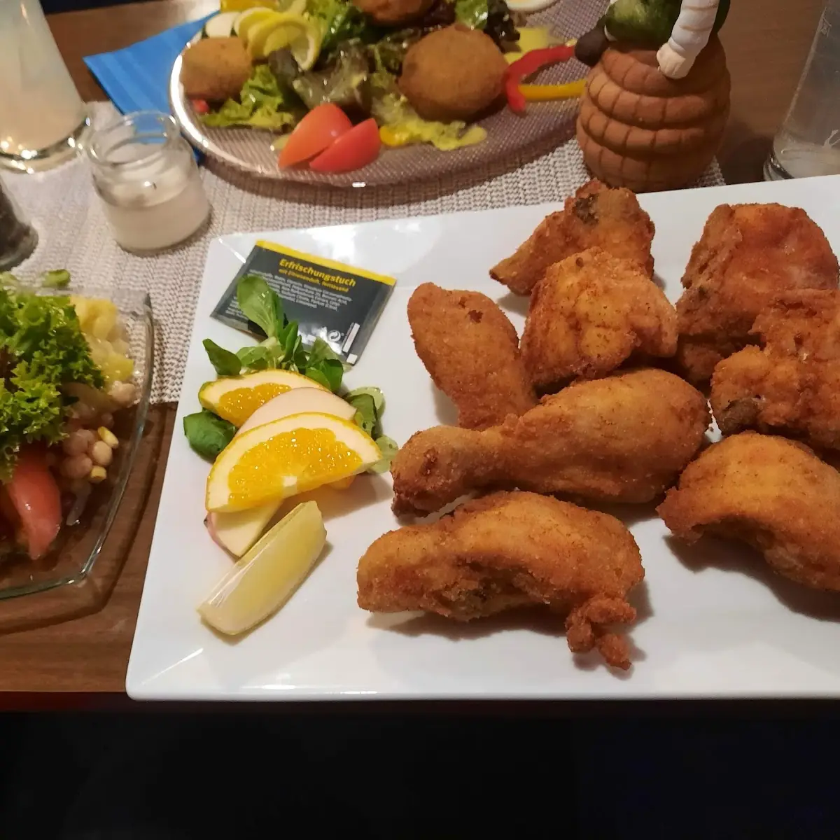 Backhuhn Gebacken