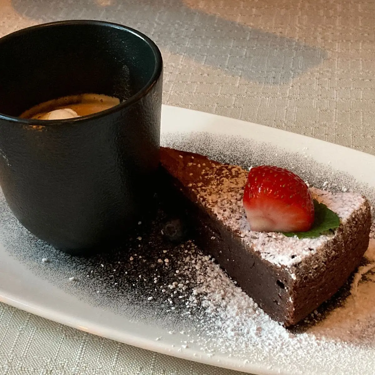 Affogato Mit Schokobrownie