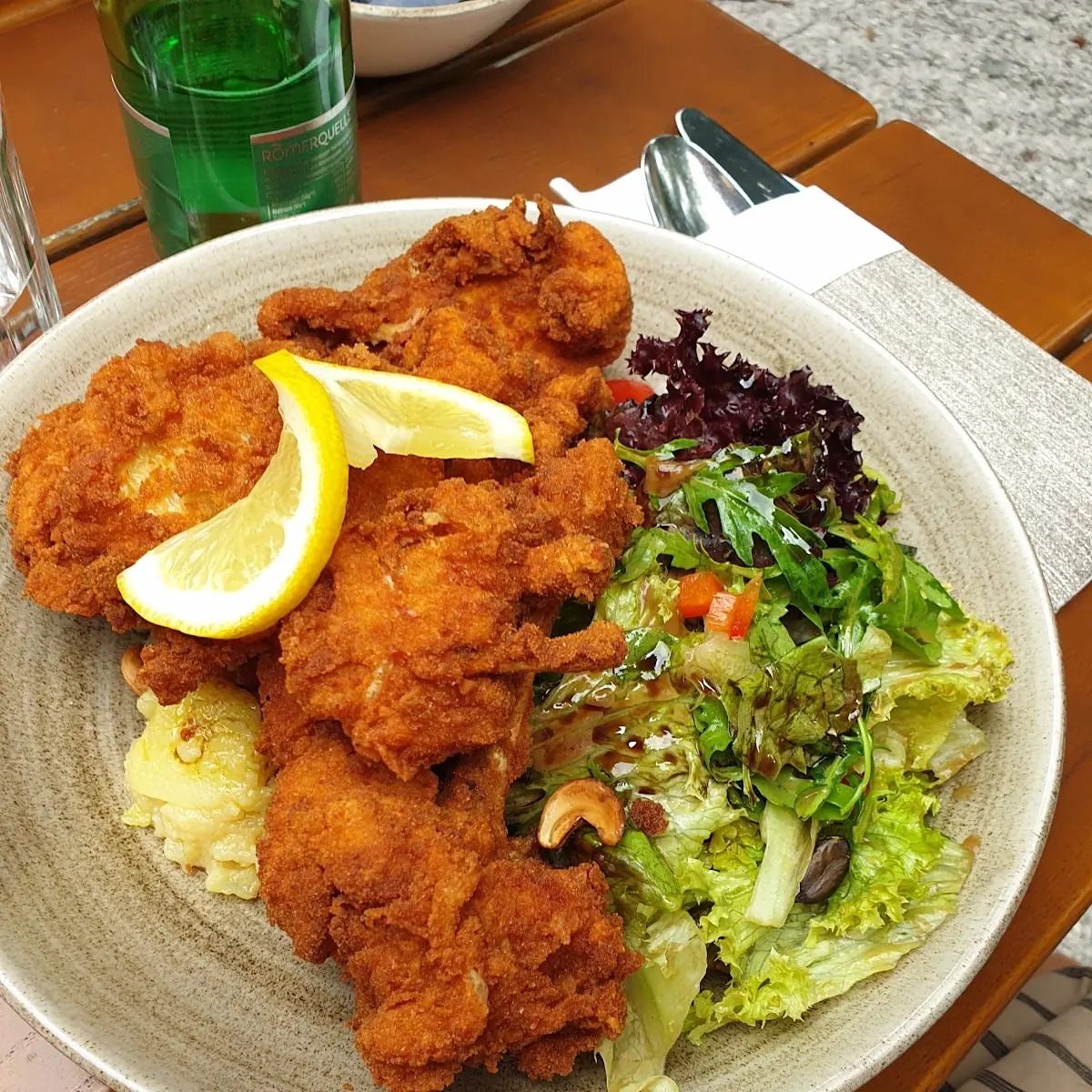 Putenschnitzel Paniertes Schnitzel Wiener Art