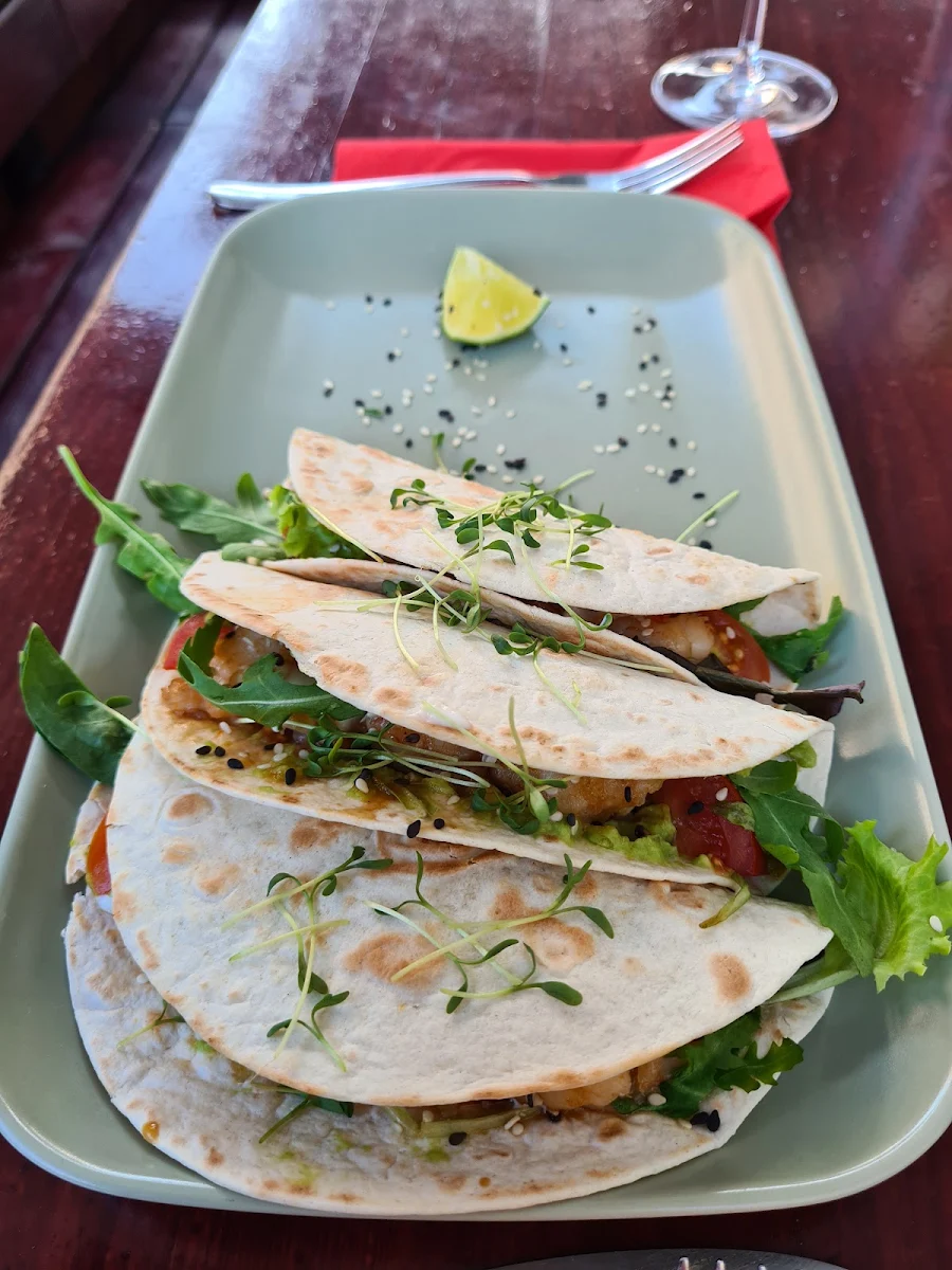 Tacos Mit Garnelen, Bistro Domino