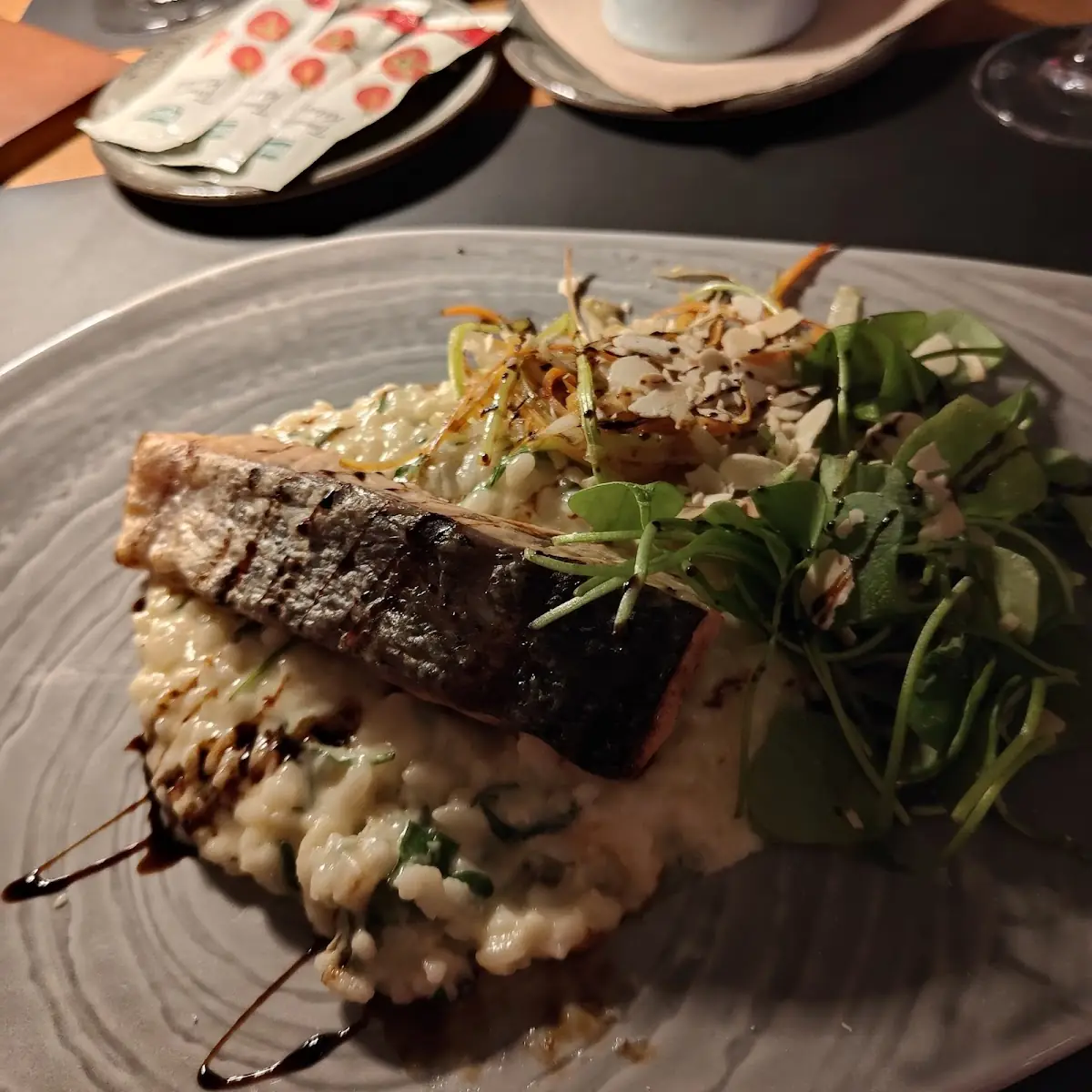 Lachs Mit Risotto