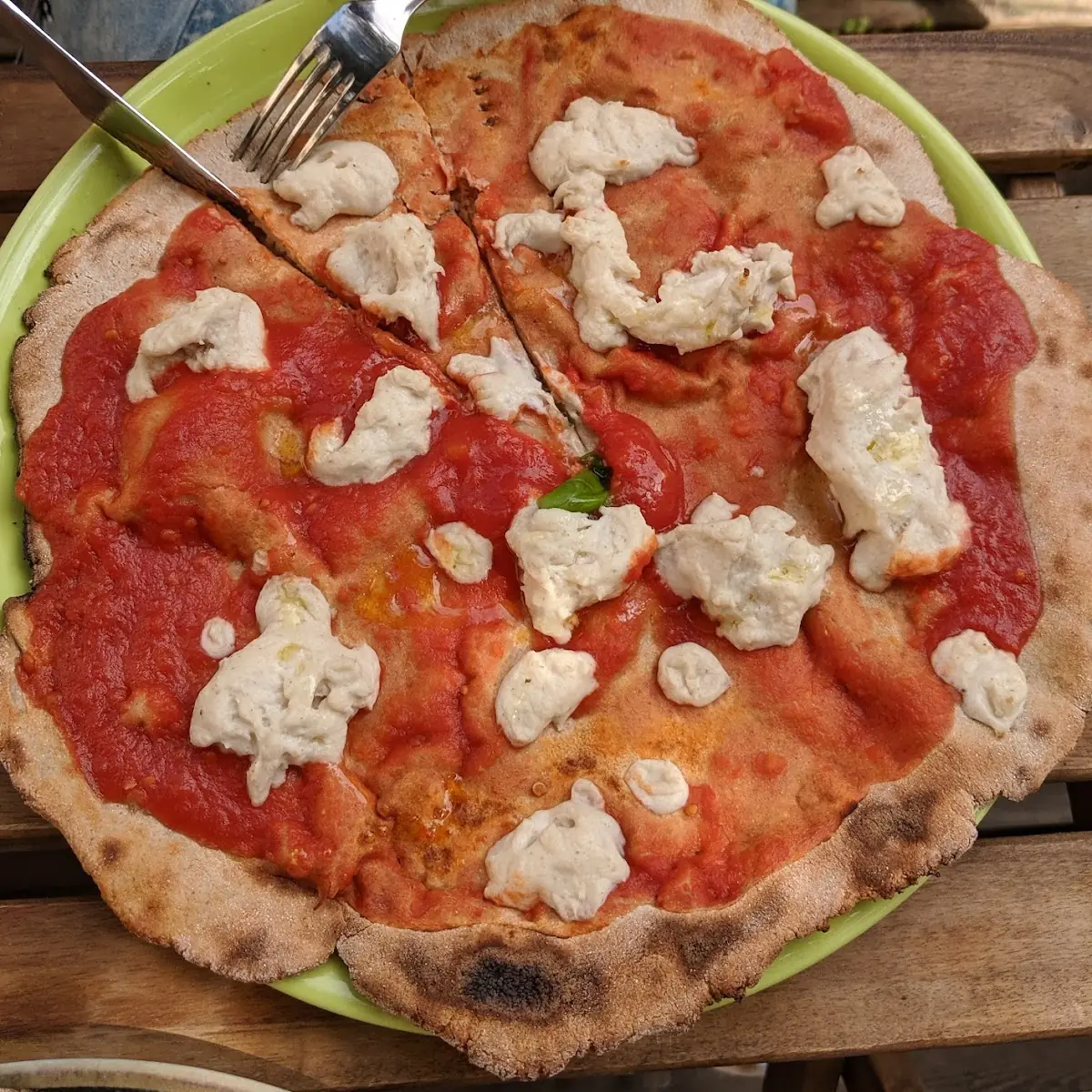 Pizza Mit Veganem Käse