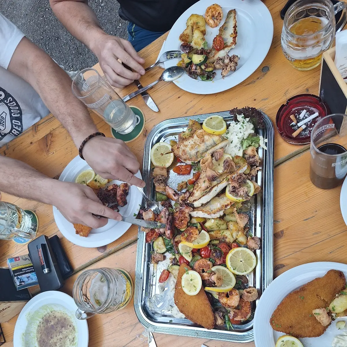 Gemischte Fischplatte