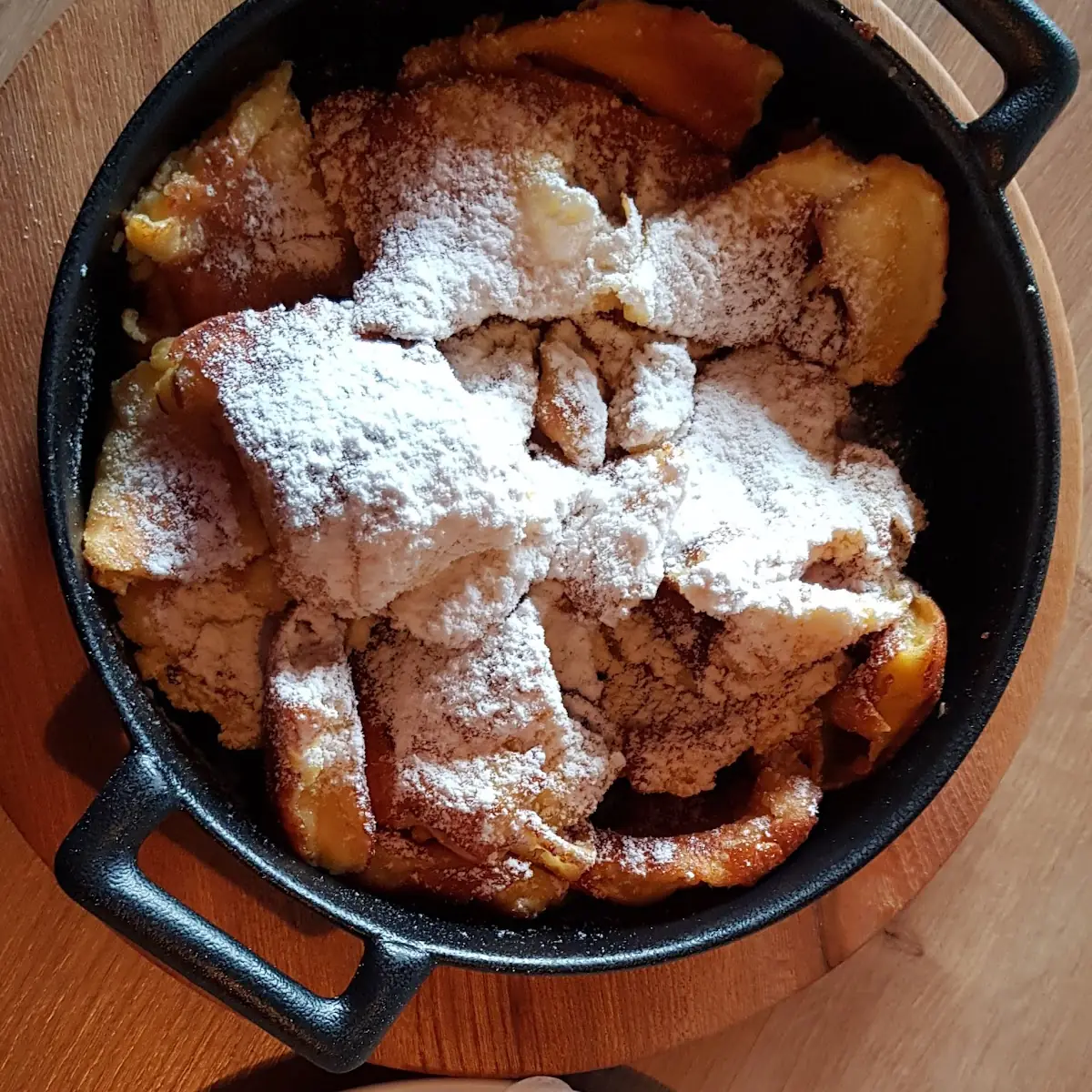 Kaiserschmarrn Hier Mit Apfelmus