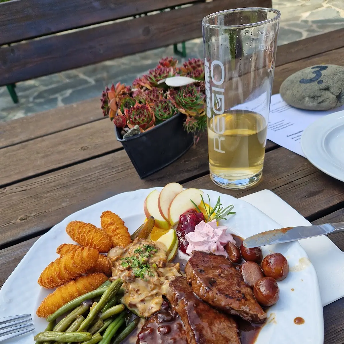 Hirschsteaks Saisonal Verfügbar