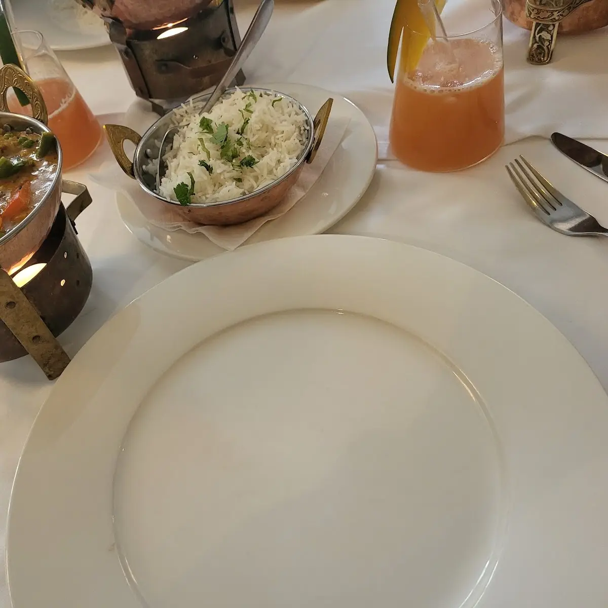 Vegetarisches Curry Mit Basmatireis