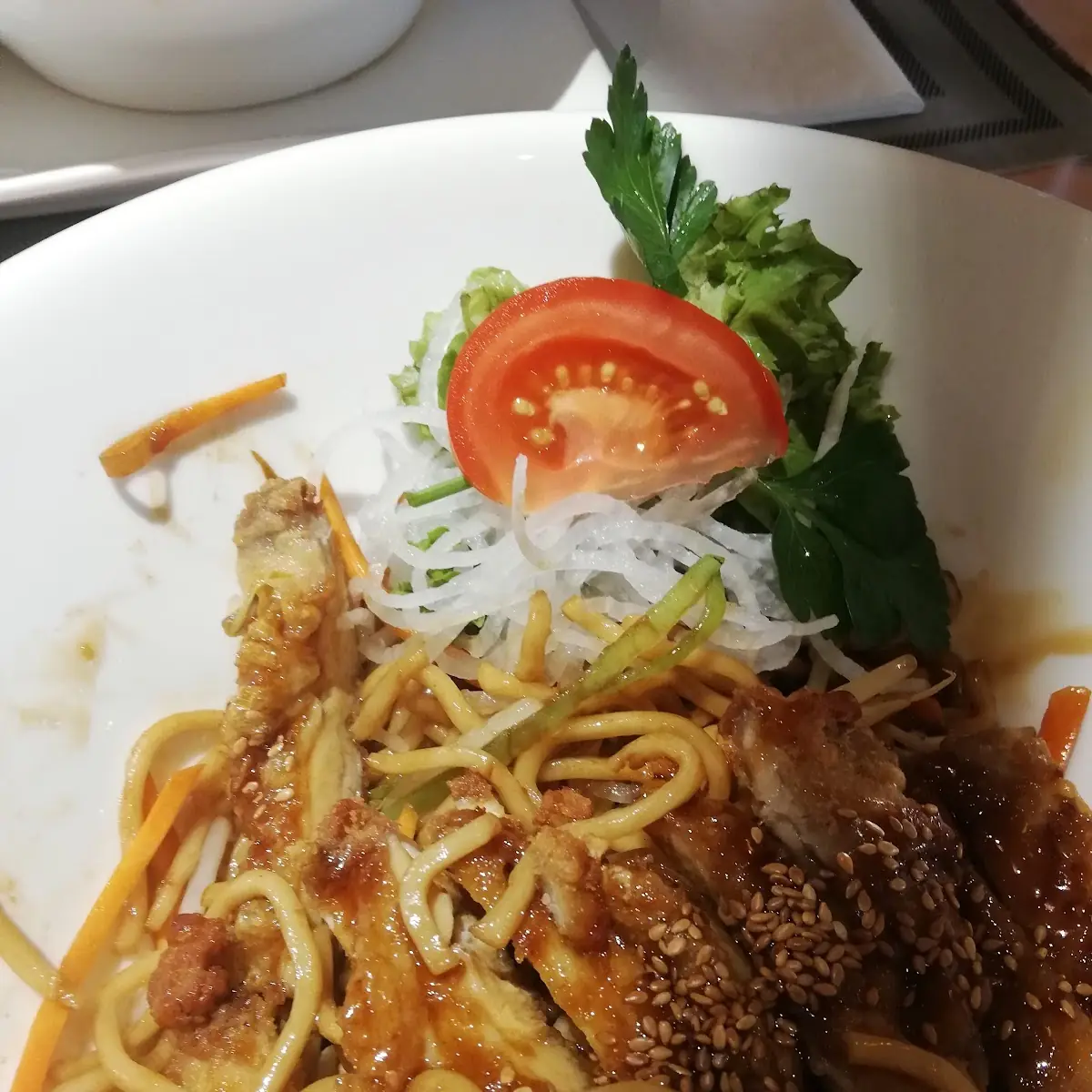 Hühnerfleisch In Teriyakisauce