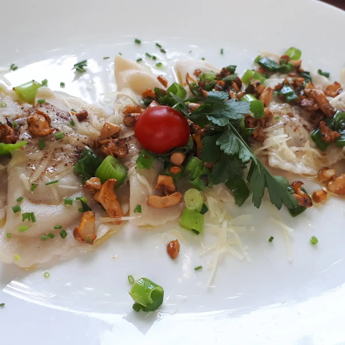 Steinpilzkrapfen Mit Pfifferlingen