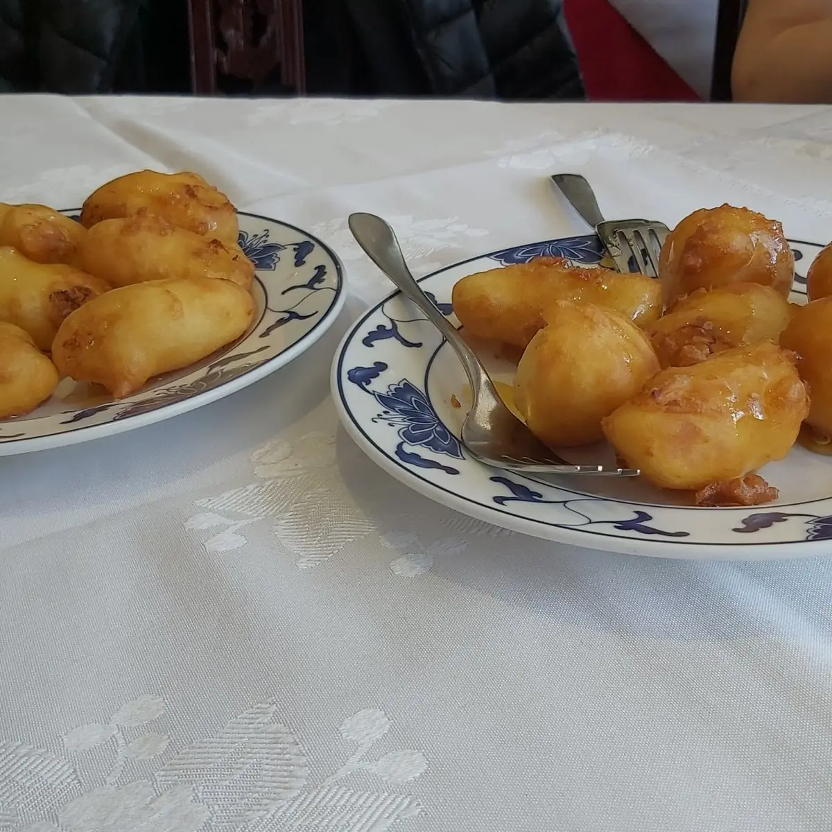 Gebackene Ananas Und Bananen