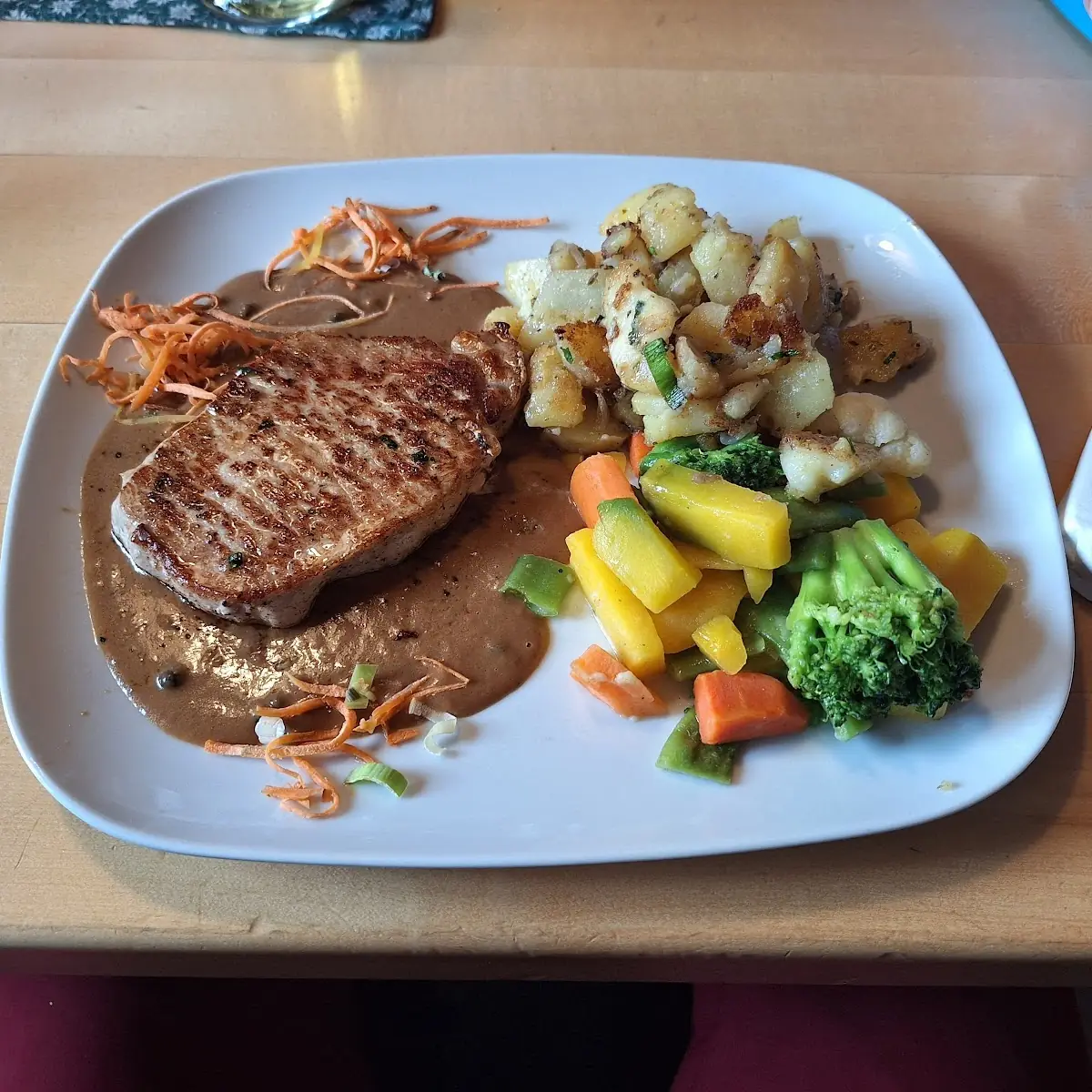 Huftsteak Mit Grillgemüse