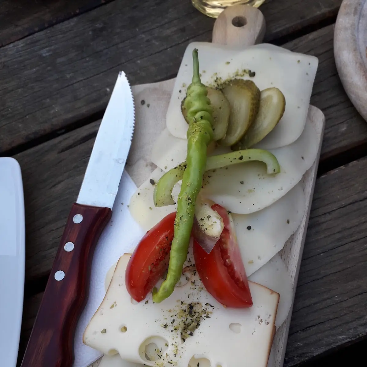 Belegtes Brot Mit Käse