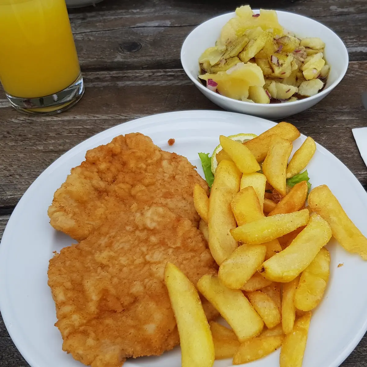 Wiener Schnitzel Mit Kartoffelnsalat