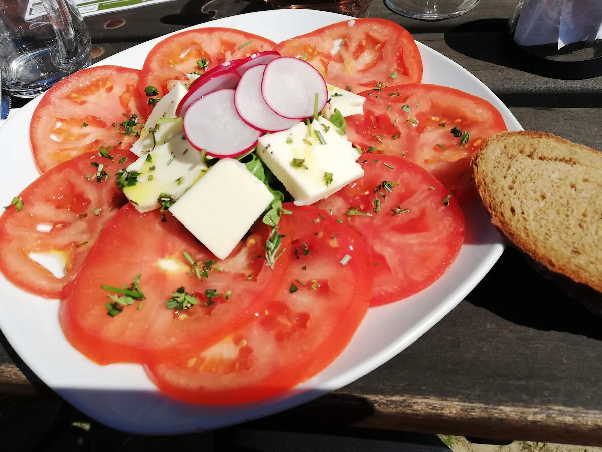 Tomatencarpaccio Mit Mozarella