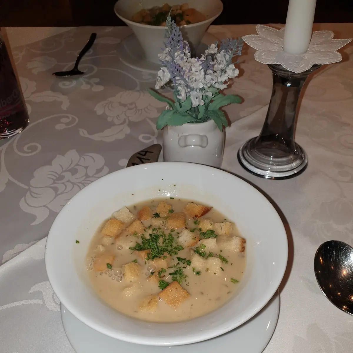 Knoblauchcremesuppe