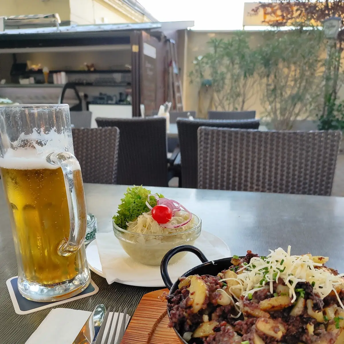 Blutwurstgröstel