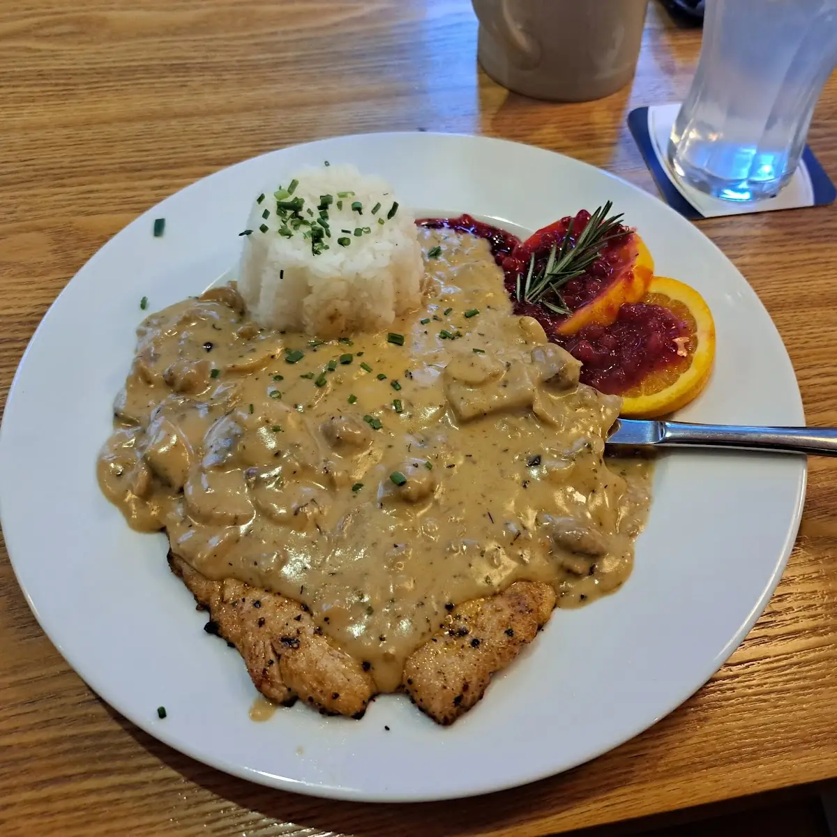 Putenbrust Mit Pilzsauce